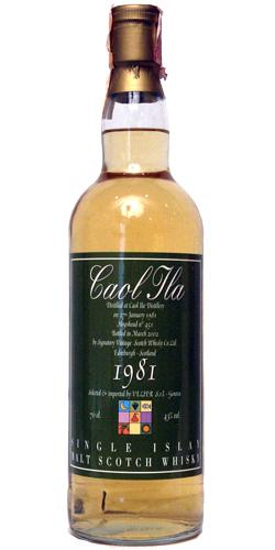 Caol Ila 1981 SV V.E.L.I.E.R. Import