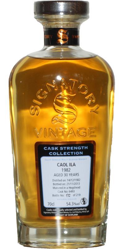 Caol Ila 1982 SV Cask Strength Collection