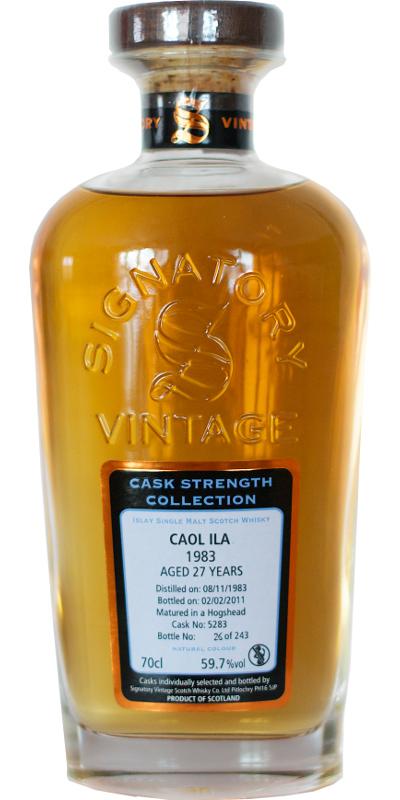 Caol Ila 1983 SV Cask Strength Collection