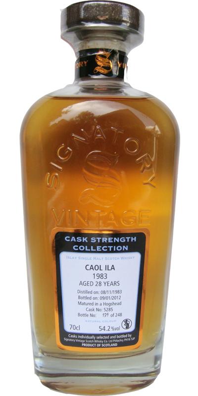 Caol Ila 1983 SV Cask Strength Collection