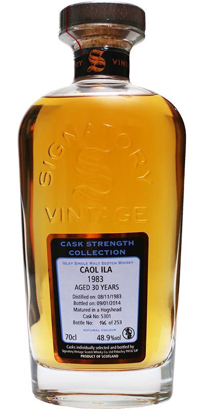 Caol Ila 1983 SV Cask Strength Collection