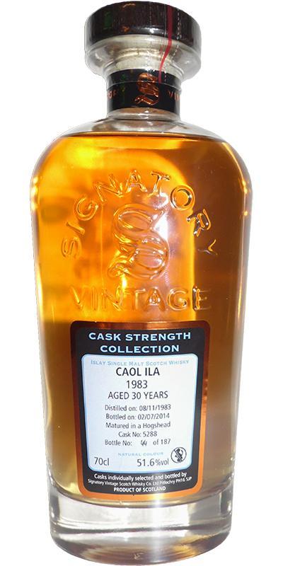 Caol Ila 1983 SV Cask Strength Collection