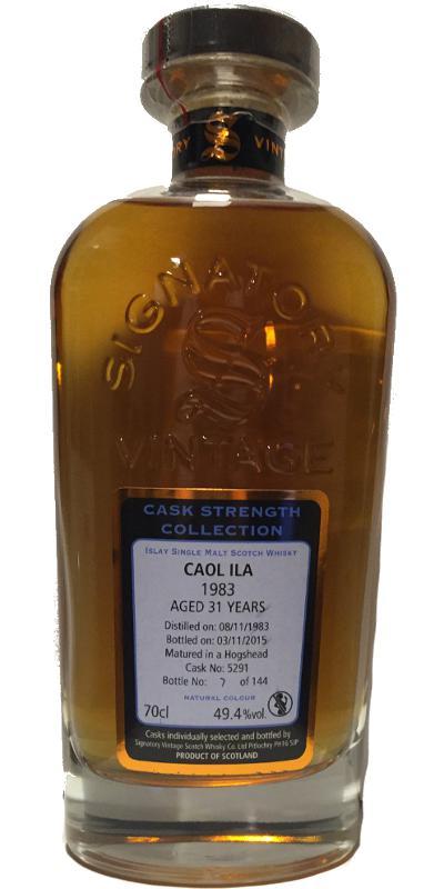 Caol Ila 1983 SV Cask Strength Collection