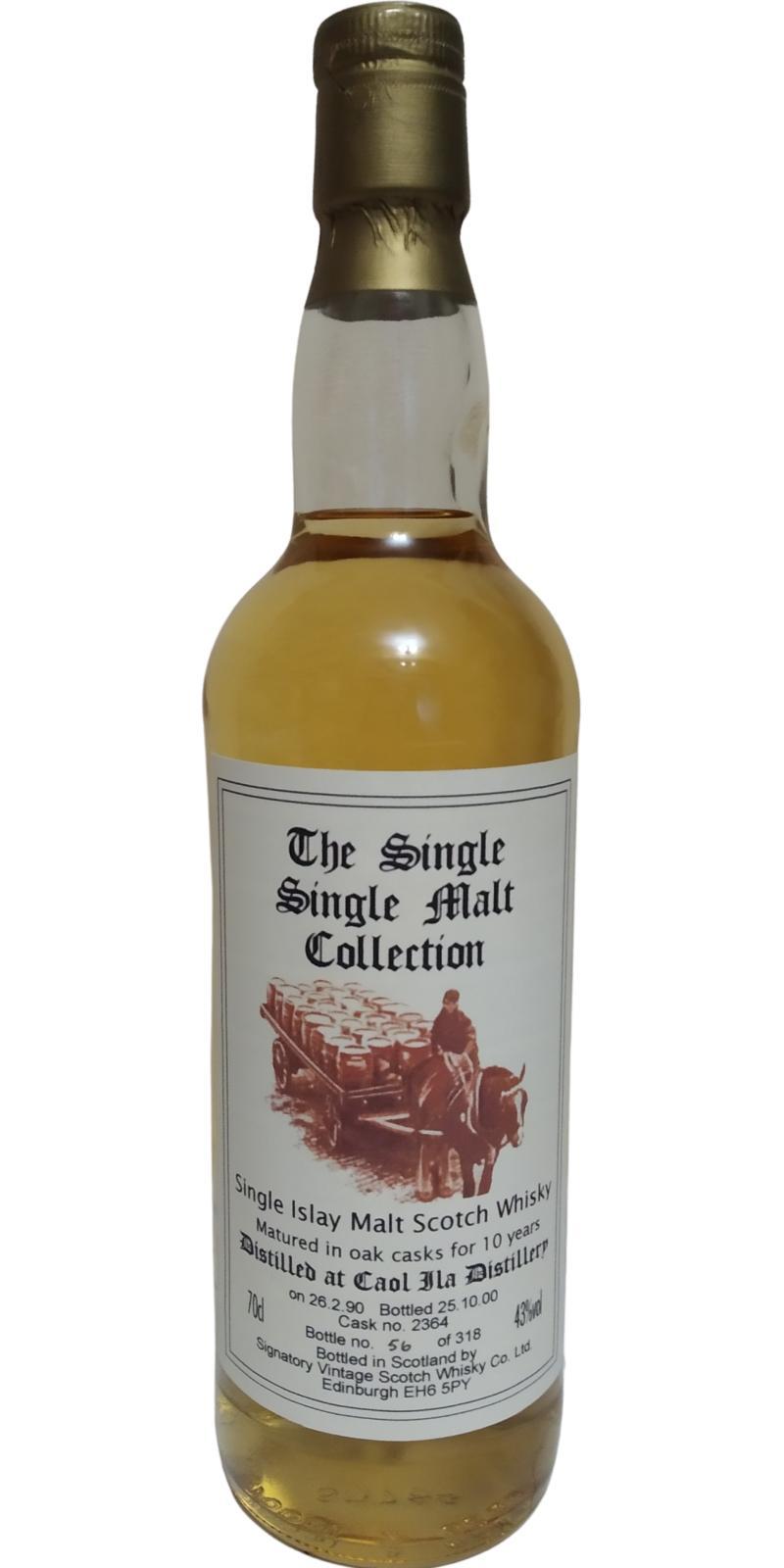 Caol Ila 1990 SV The Single Single Malt Collection