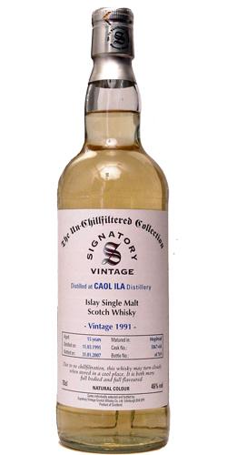 Caol Ila 1991 SV The Un-Chillfiltered Collection