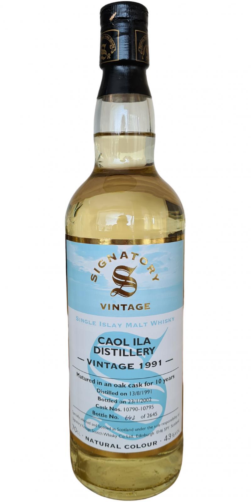 Caol Ila 1991 SV Vintage Collection