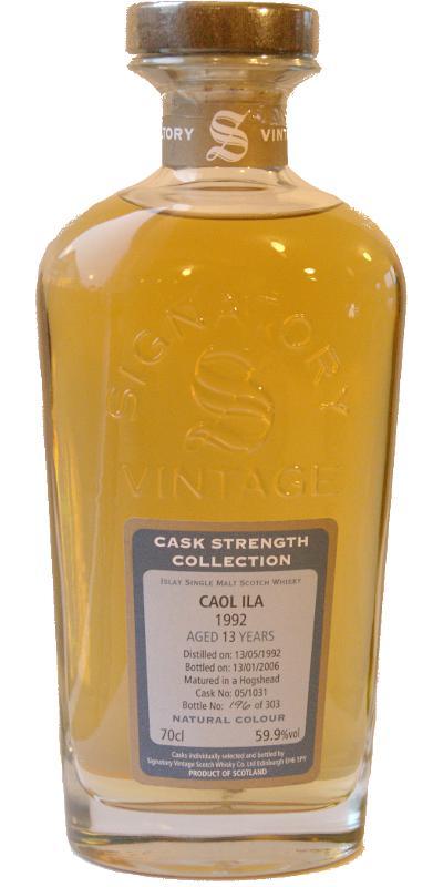 Caol Ila 1992 SV Cask Strength Collection