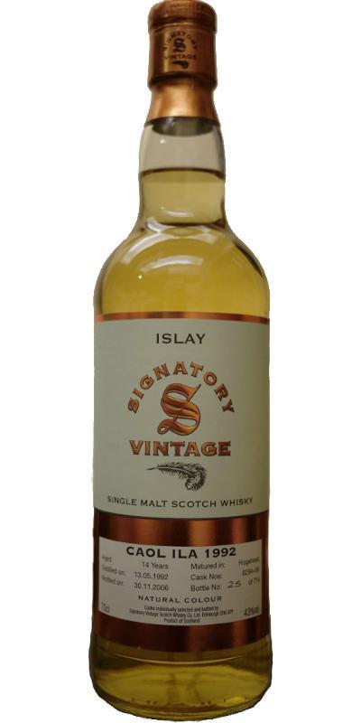 Caol Ila 1992 SV Vintage Collection