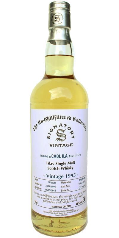 Caol Ila 1995 SV The Un-Chillfiltered Collection
