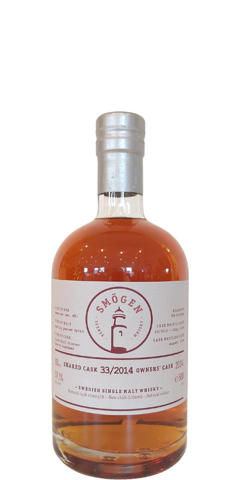 Smögen 2014  Shared Cask Owners’ Cask