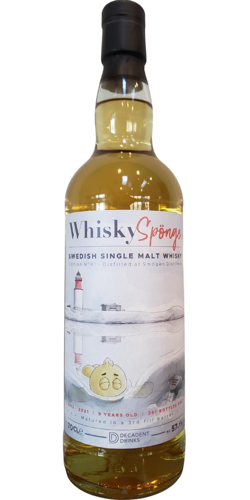 Smögen 2012 DeDr  Whisky Sponge