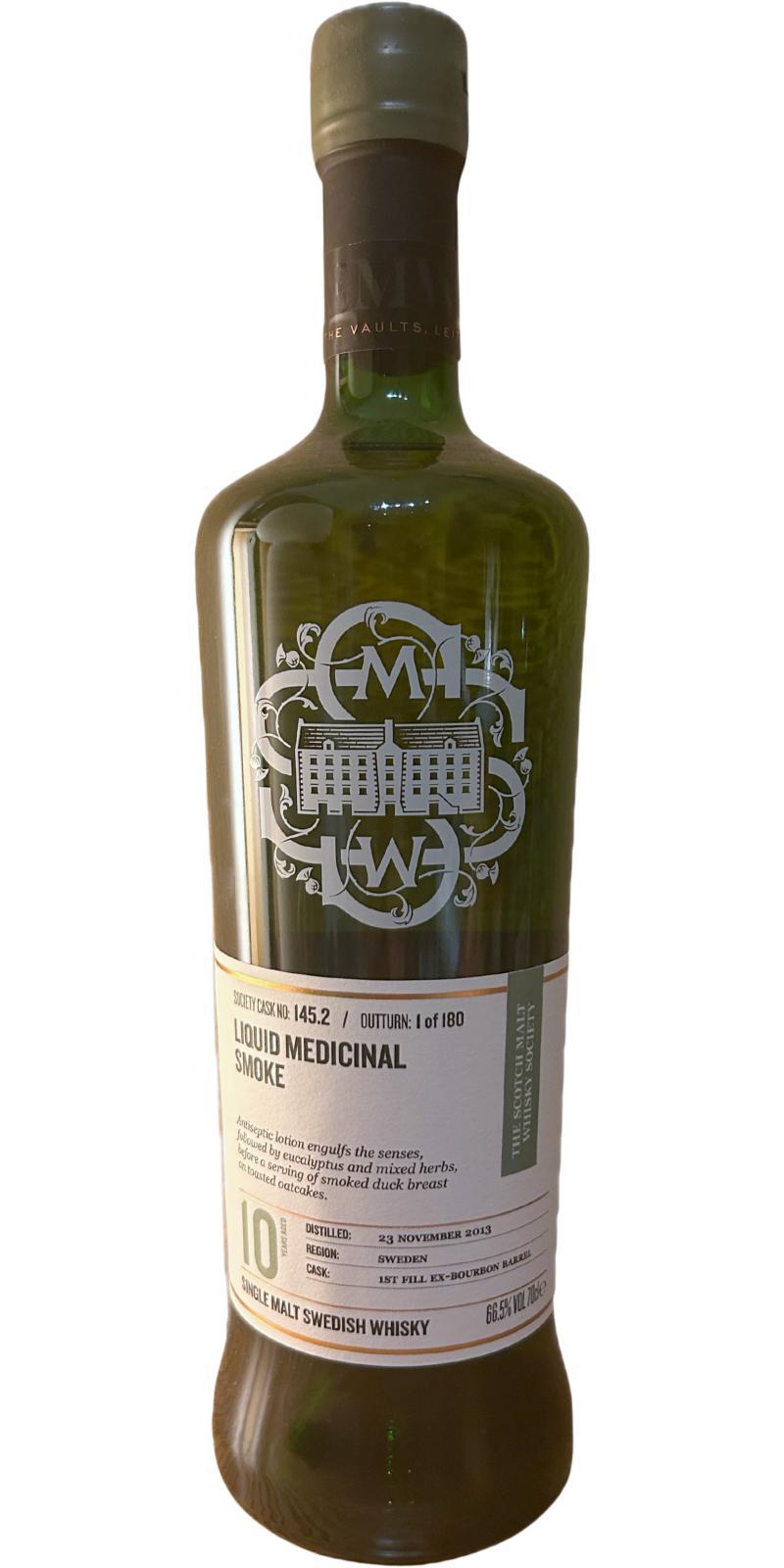 Smögen 2013 SMWS 145.2  Liquid medicinal smoke