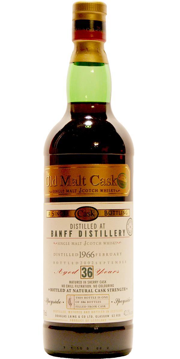Banff 1966 DL  The Old Malt Cask
