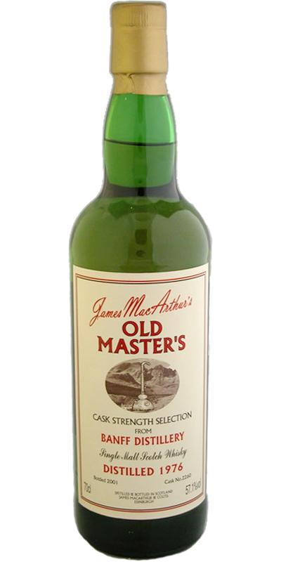 Banff 1976 JM  Old Master's - Cask Strength Selection