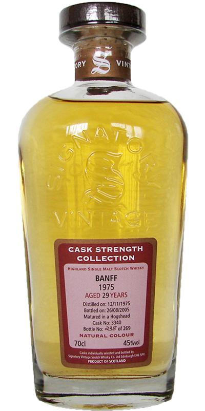 Banff 1975 SV  Cask Strength Collection