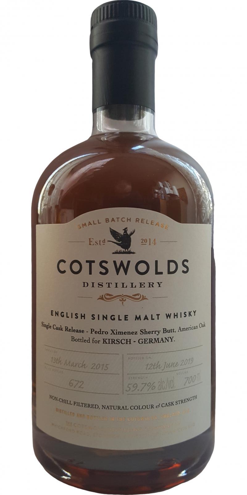 Cotswolds 2015  Small Batch Release