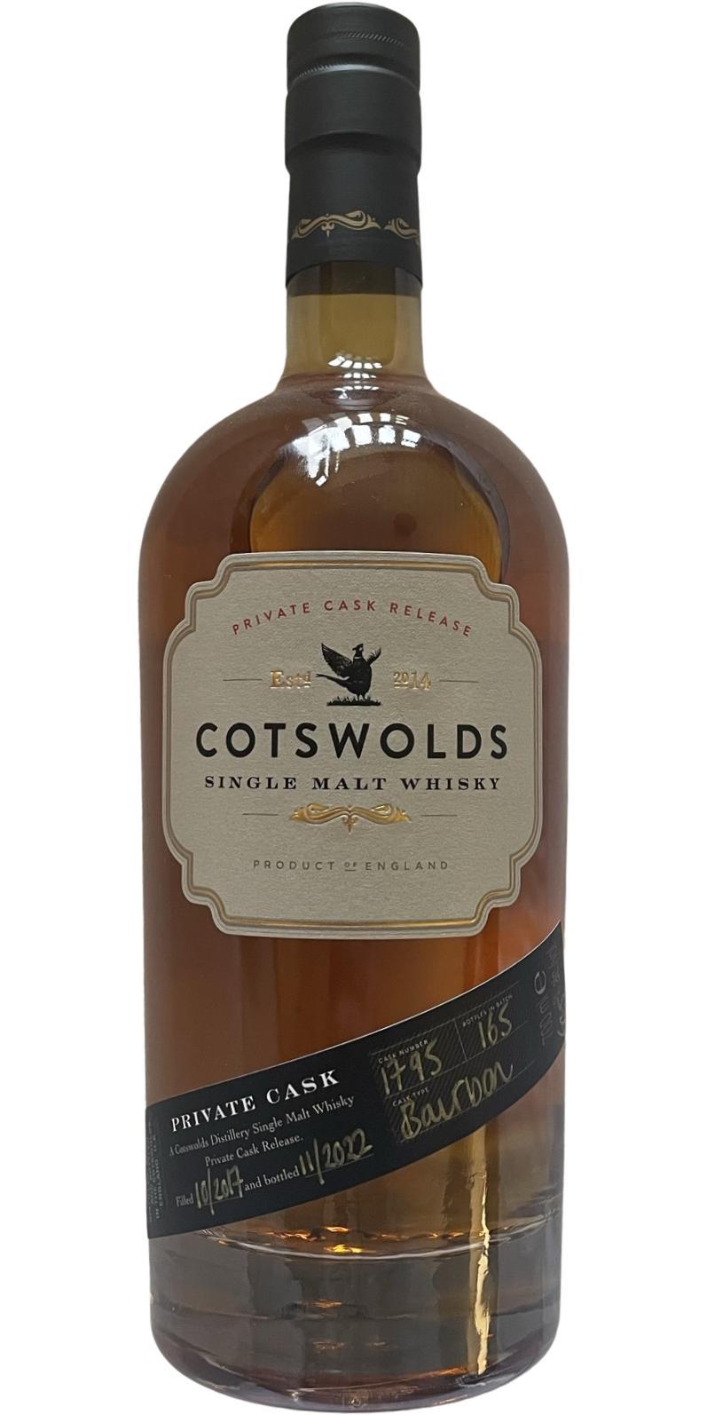 Cotswolds 2017  Private Cask