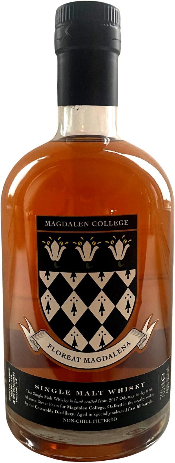 Cotswolds 2017 - Magdalen College  Single Malt Whisky