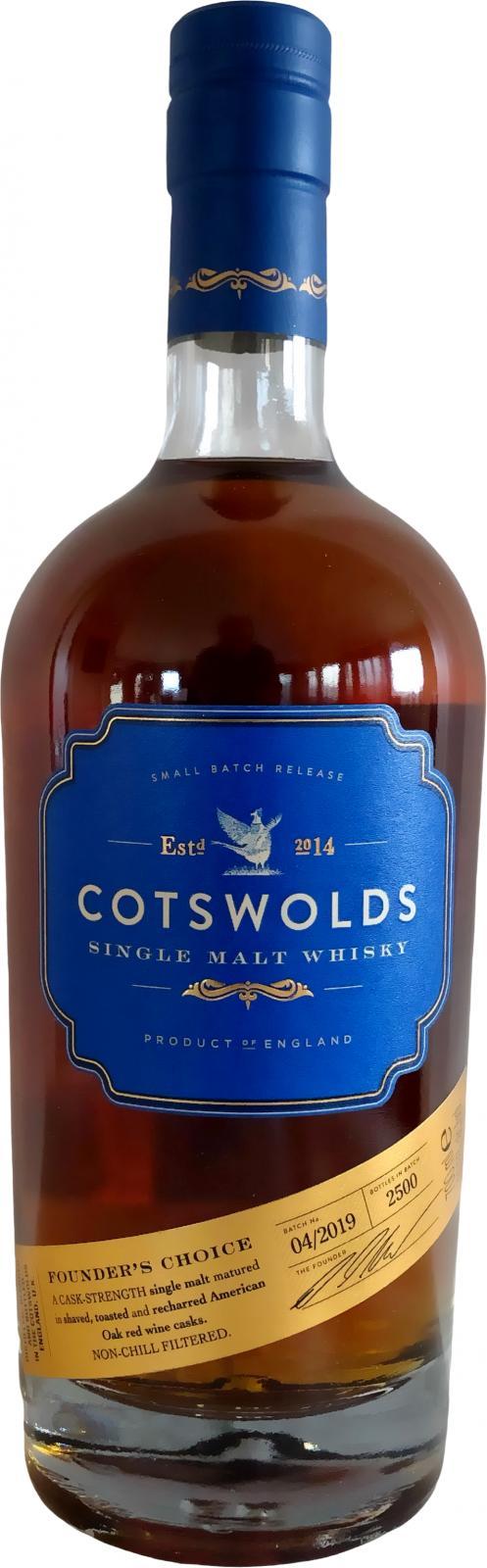 Cotswolds Founder's Choice  Small Batch Release