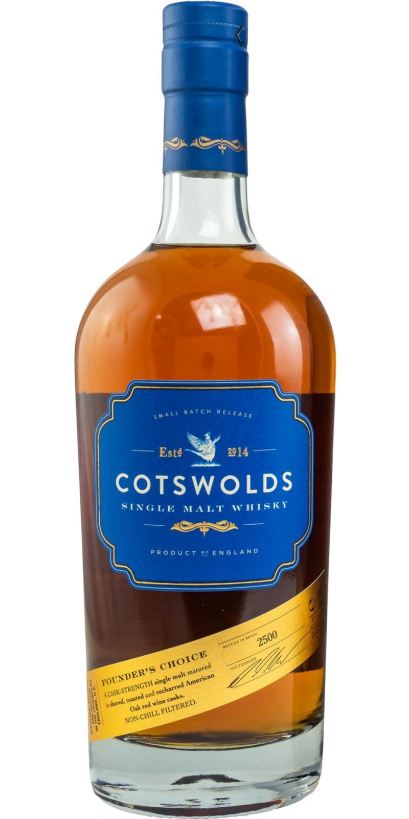 Cotswolds Founder's Choice  Small Batch Release
