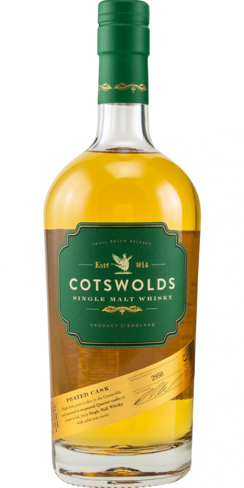 Cotswolds Peated Cask  Small Batch Release