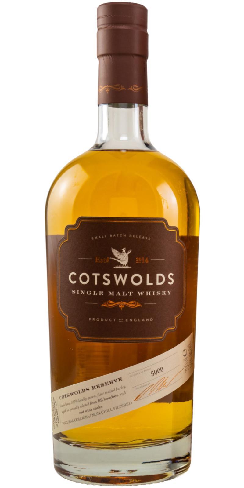 Cotswolds Reserve  Small Batch Release