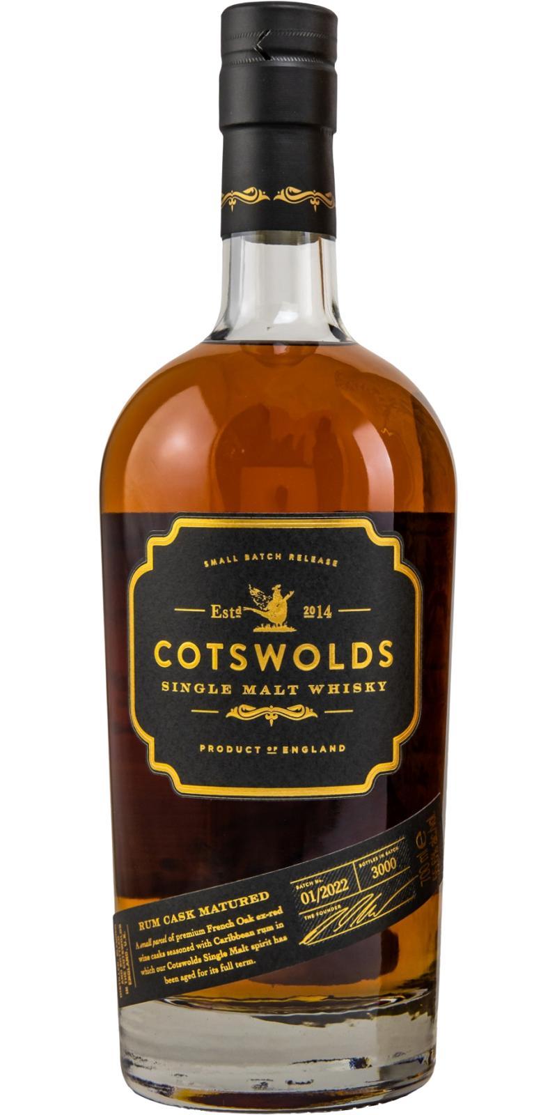 Cotswolds Rum Cask  Hearts & Crafts