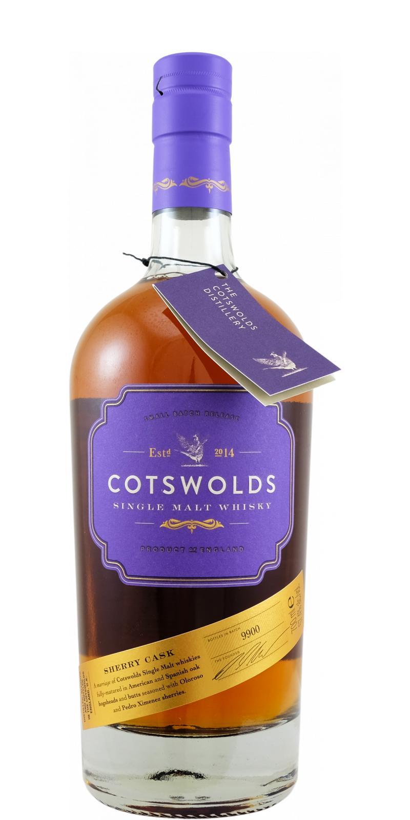 Cotswolds Sherry Cask  Small Batch Release