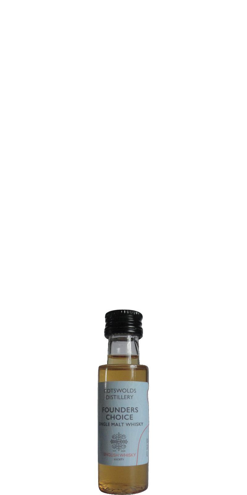 Cotswolds Founders Choice TDT  Single Malt Whisky