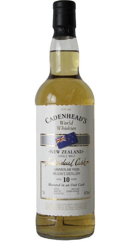 Lammerlaw 10-year-old CA  World Whiskies - Individual Cask