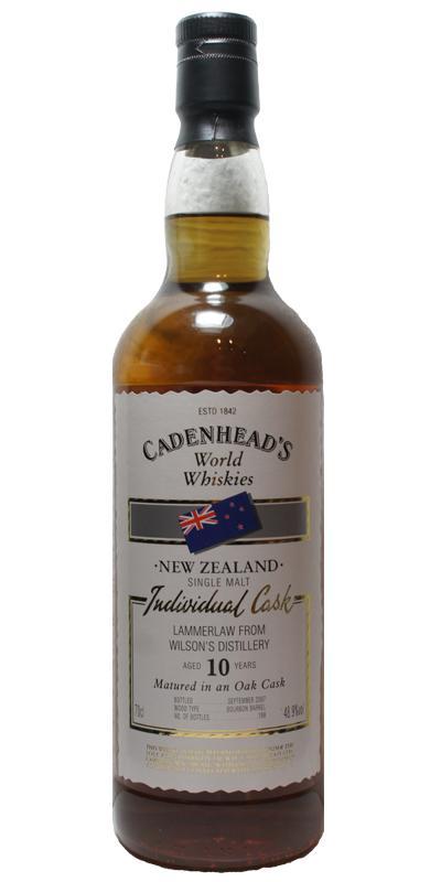Lammerlaw 10-year-old CA  World Whiskies - Individual Cask