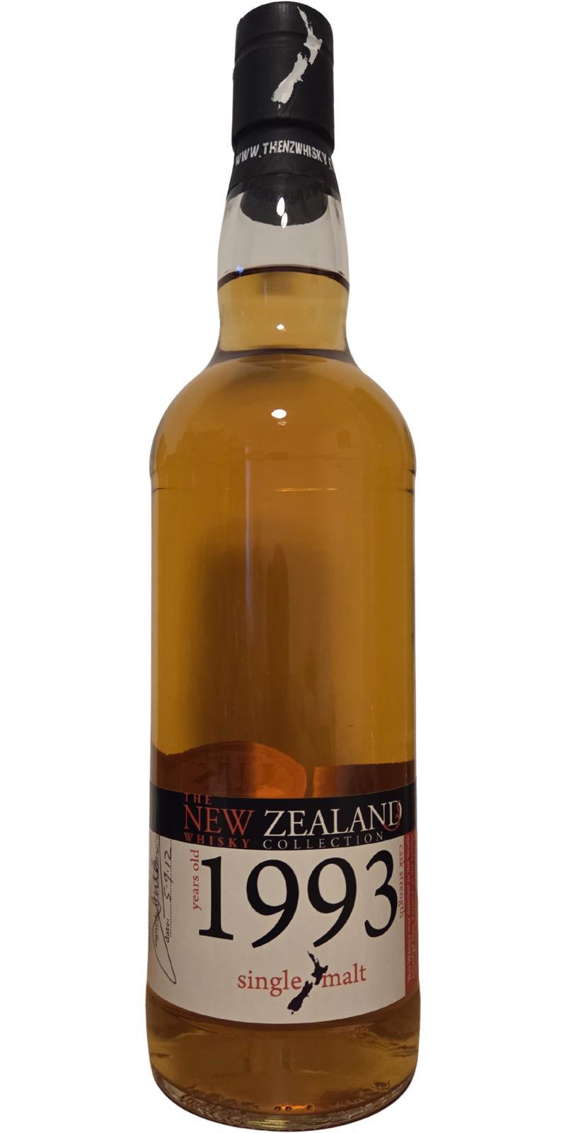 Milford 1993 NZWC  The New Zealand Whisky Collection