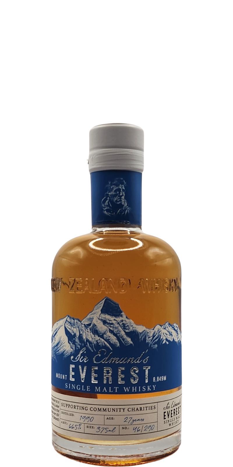 New Zealand Single Malt Whisky 1990 NZWC  Sir Edmund's Mount Everest