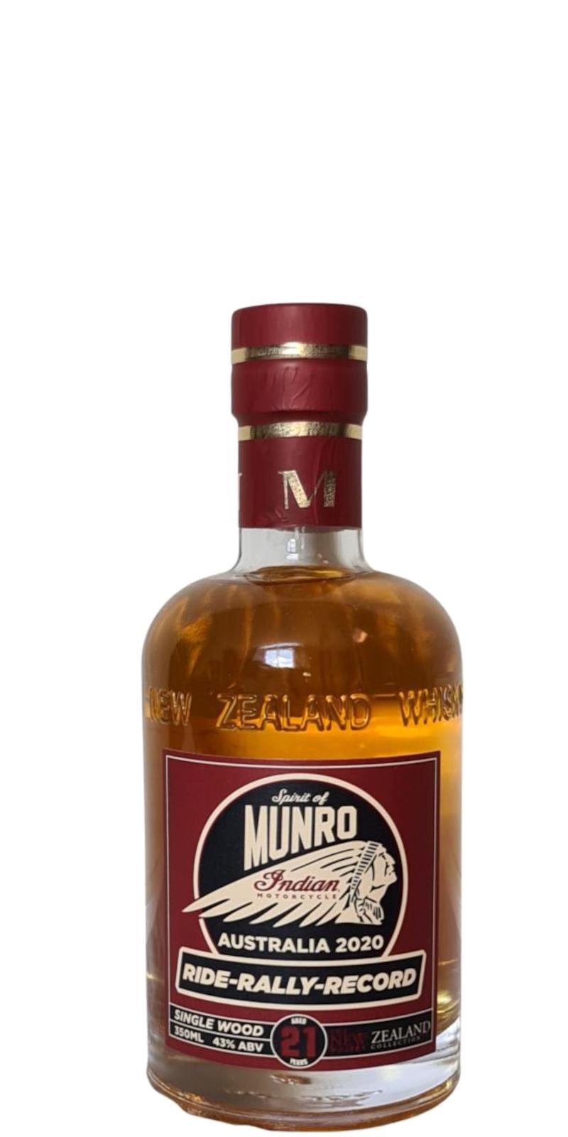 Spirit of Munro 21-year-old NZWC