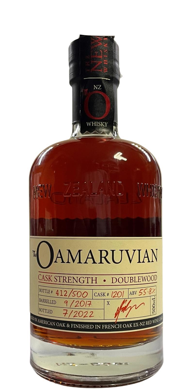 The Oamaruvian 2017 NZWC  Cask Strength - Doublewood