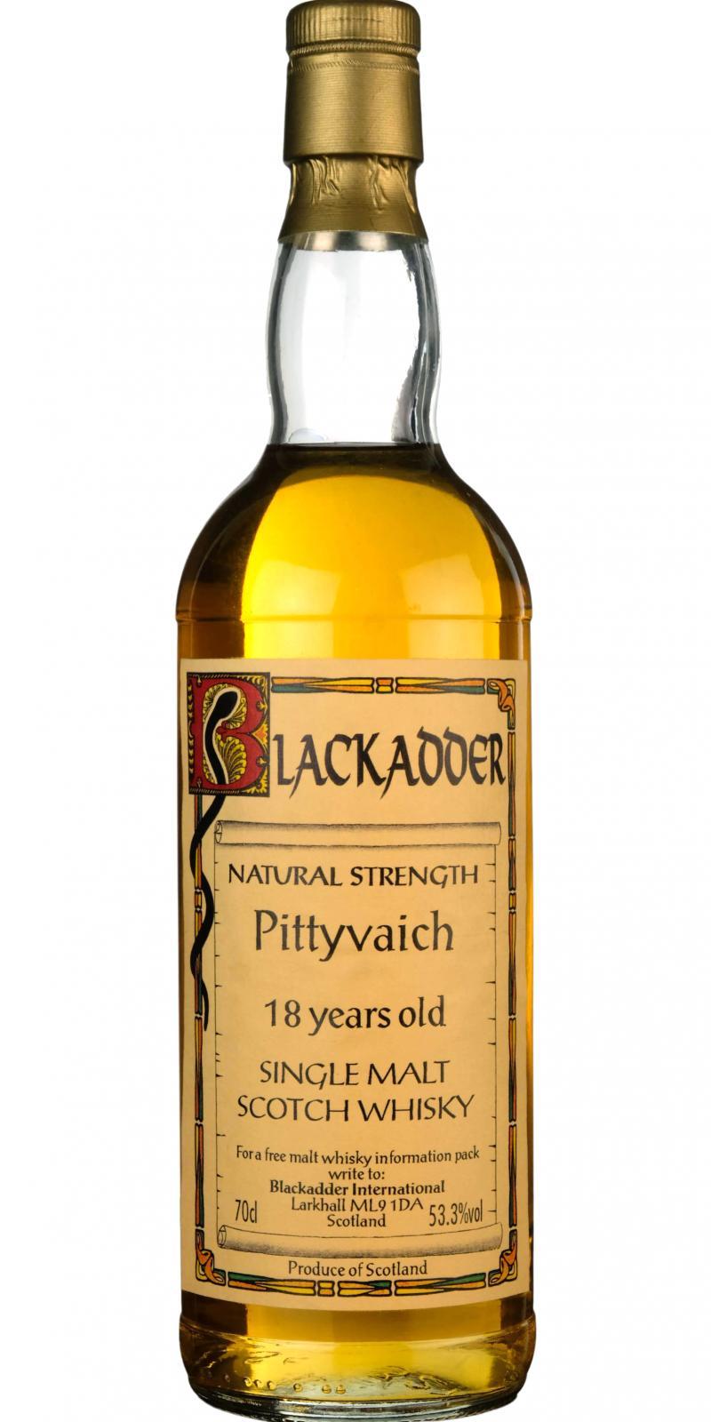 Pittyvaich 18-year-old BA Natural Strength