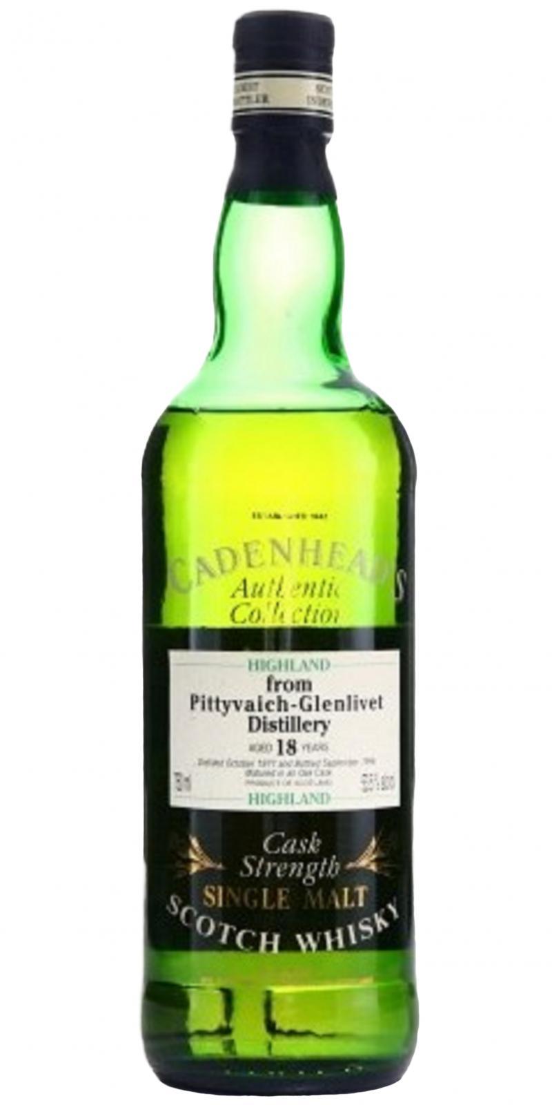 Pittyvaich 1977 CA Authentic Collection