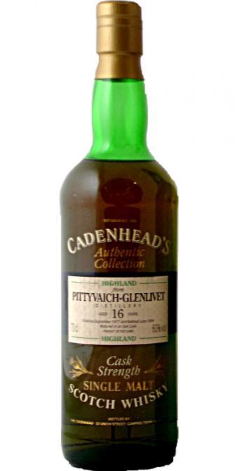 Pittyvaich 1977 CA Authentic Collection