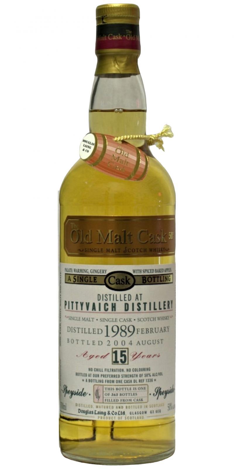 Pittyvaich 1989 DL The Old Malt Cask