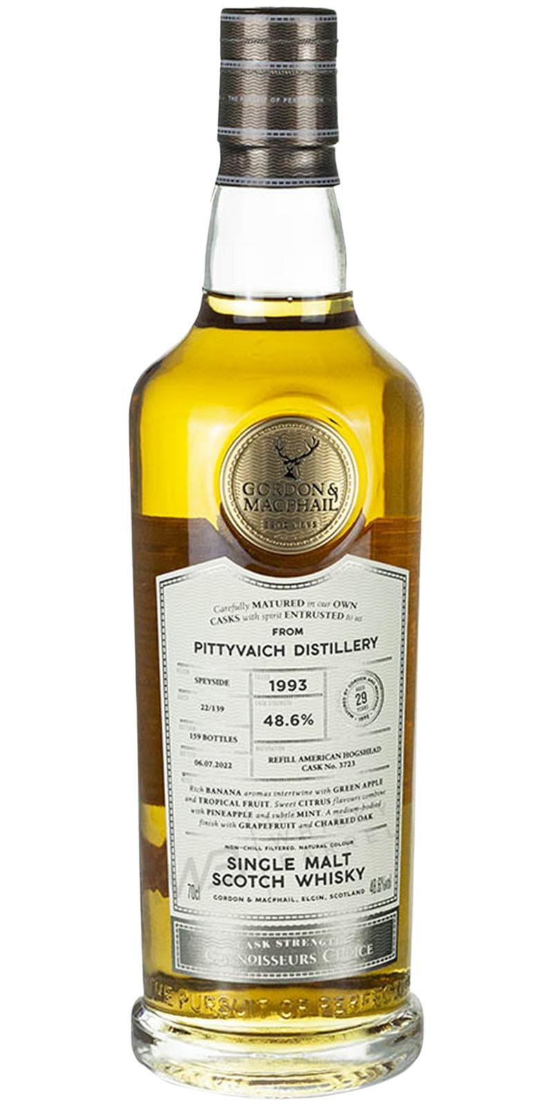 Pittyvaich 1993 GM Connoisseurs Choice - Cask Strength