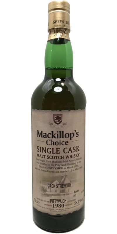 Pittyvaich 1980 McC Single Cask - Cask Strength