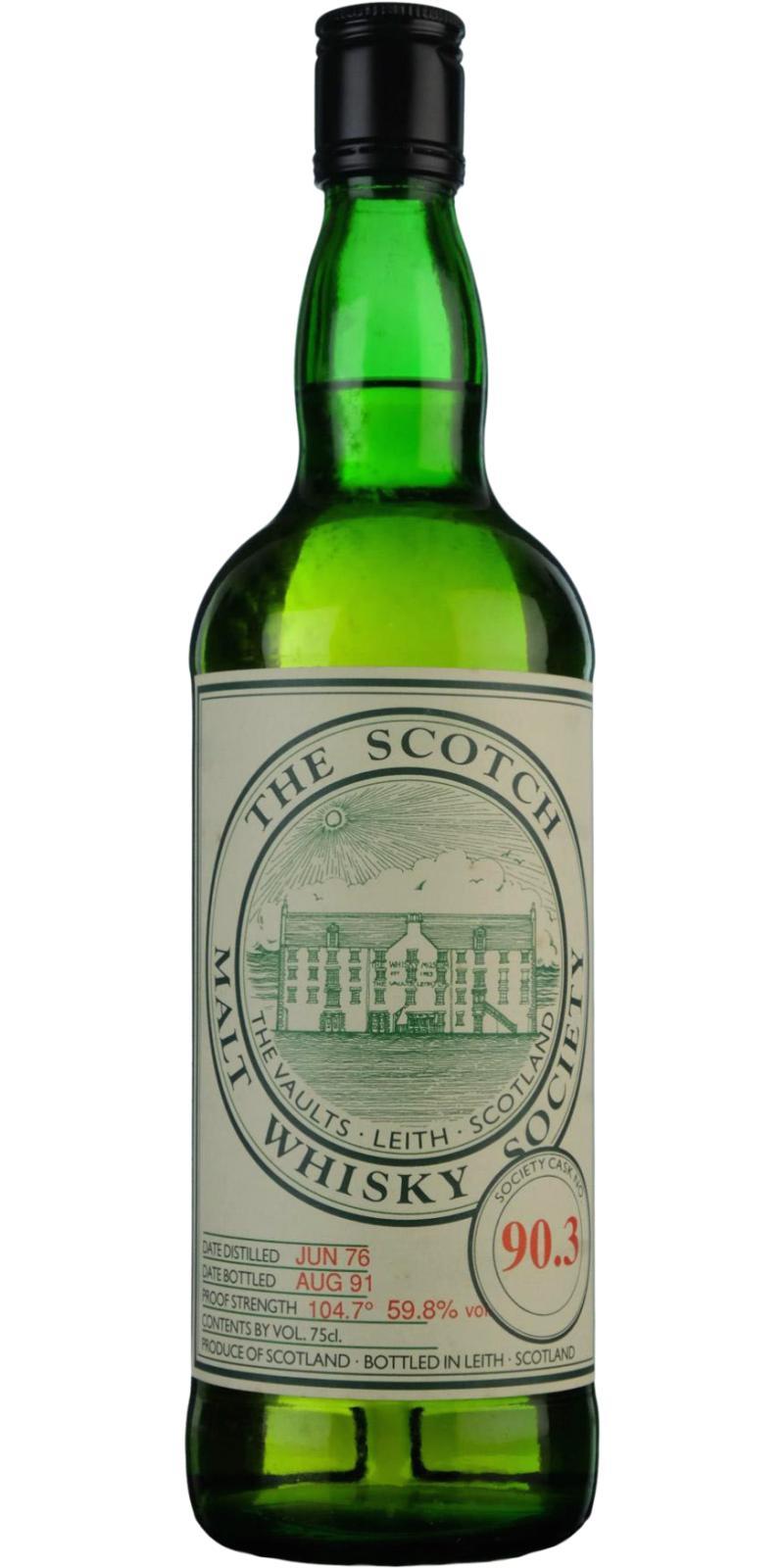 Pittyvaich 1976 SMWS 90.3 Dry lingering aftertaste