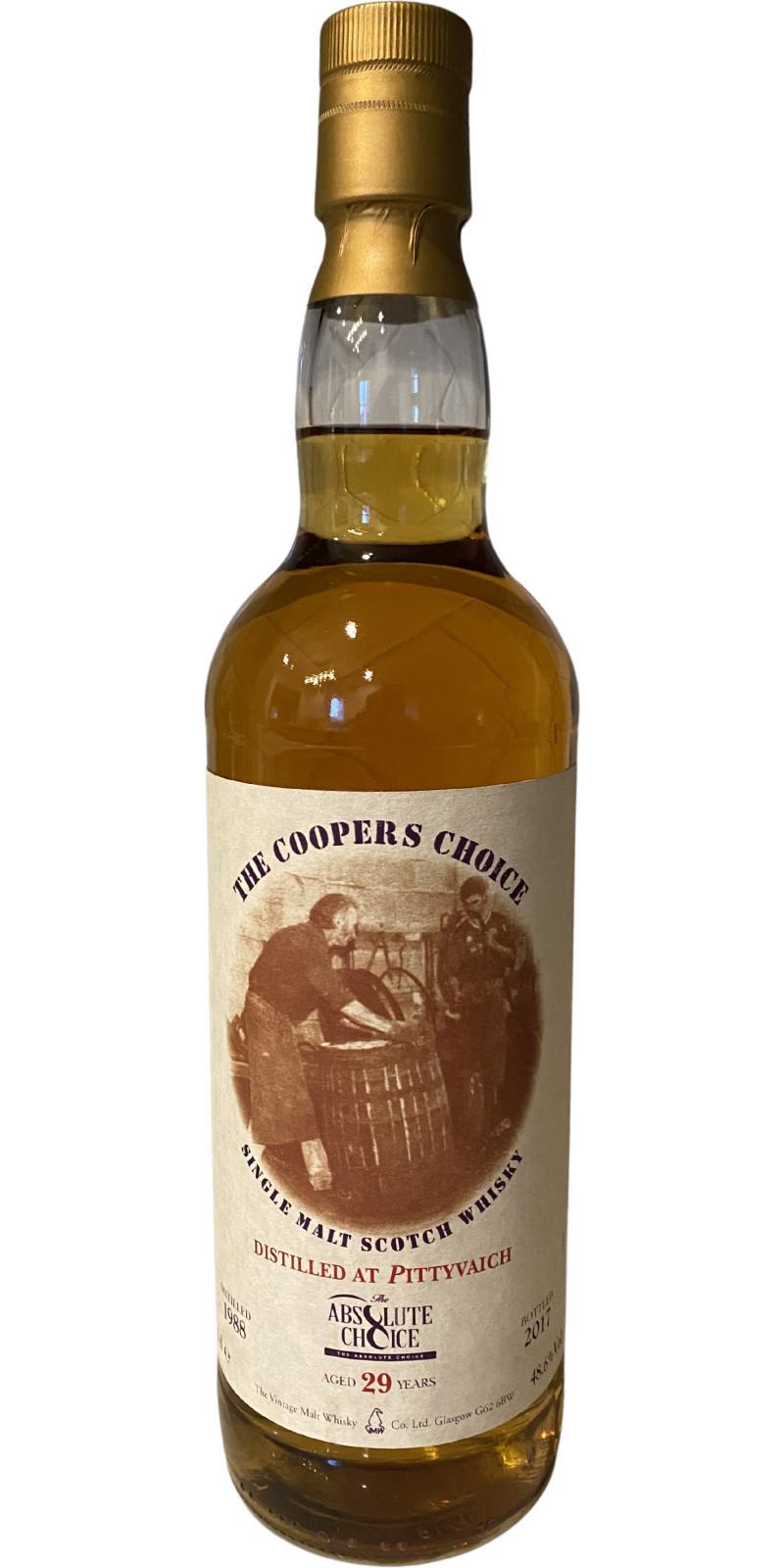 Pittyvaich 1988 VM The Cooper's Choice