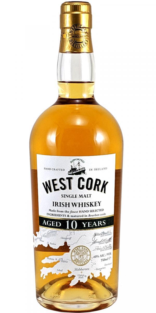 West Cork 10-year-old  Single Malt Irish Whiskey