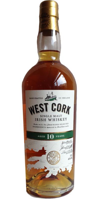 West Cork 10-year-old  Single Malt Irish Whiskey