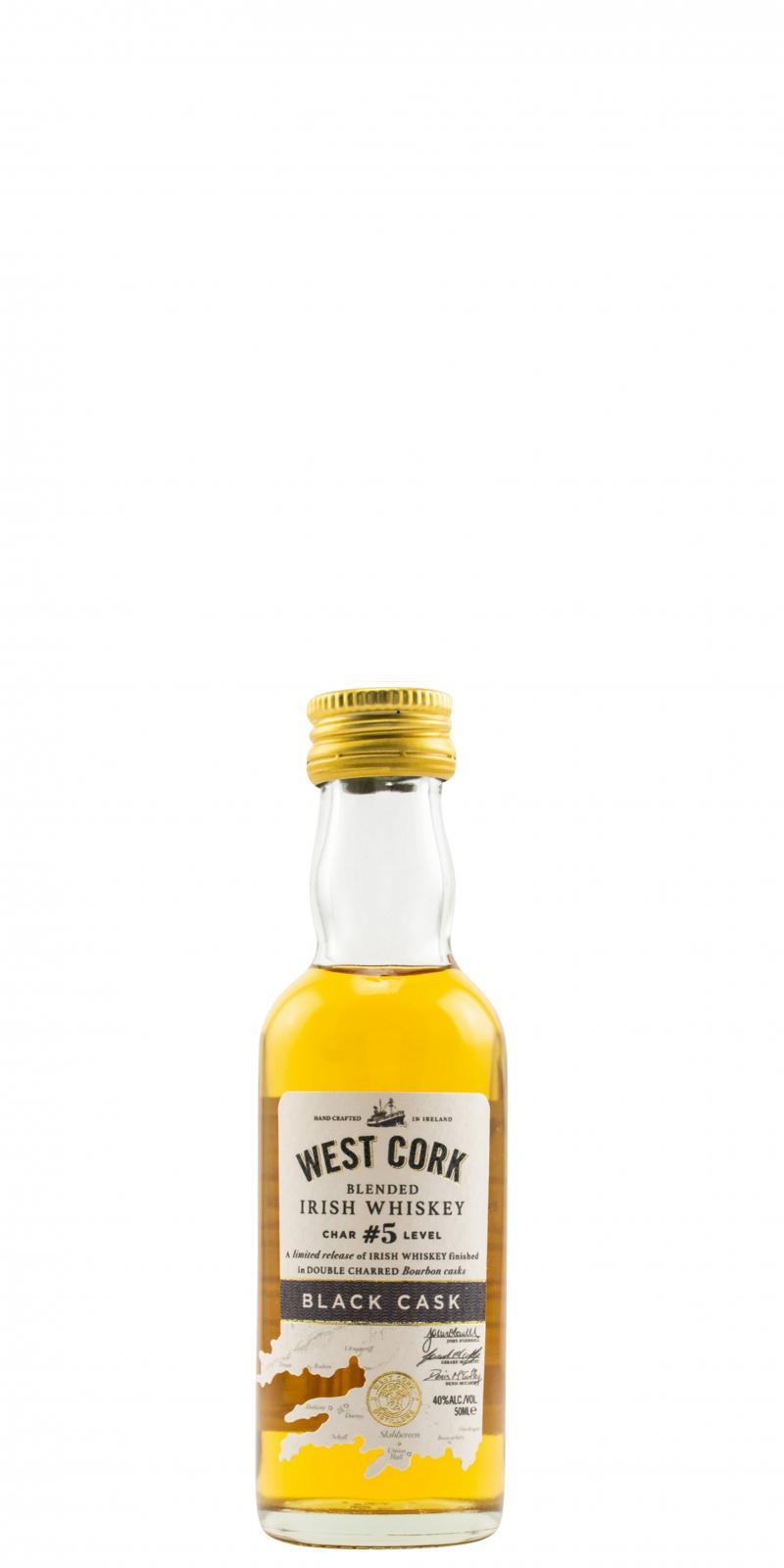 West Cork Black Cask  Miniature