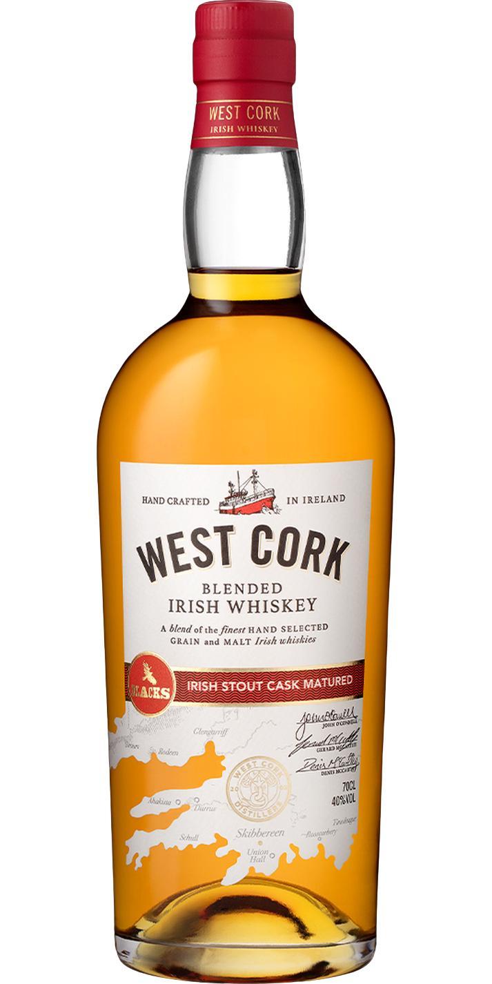 West Cork Irish Stout Cask Matured  Blended Irish Whiskey