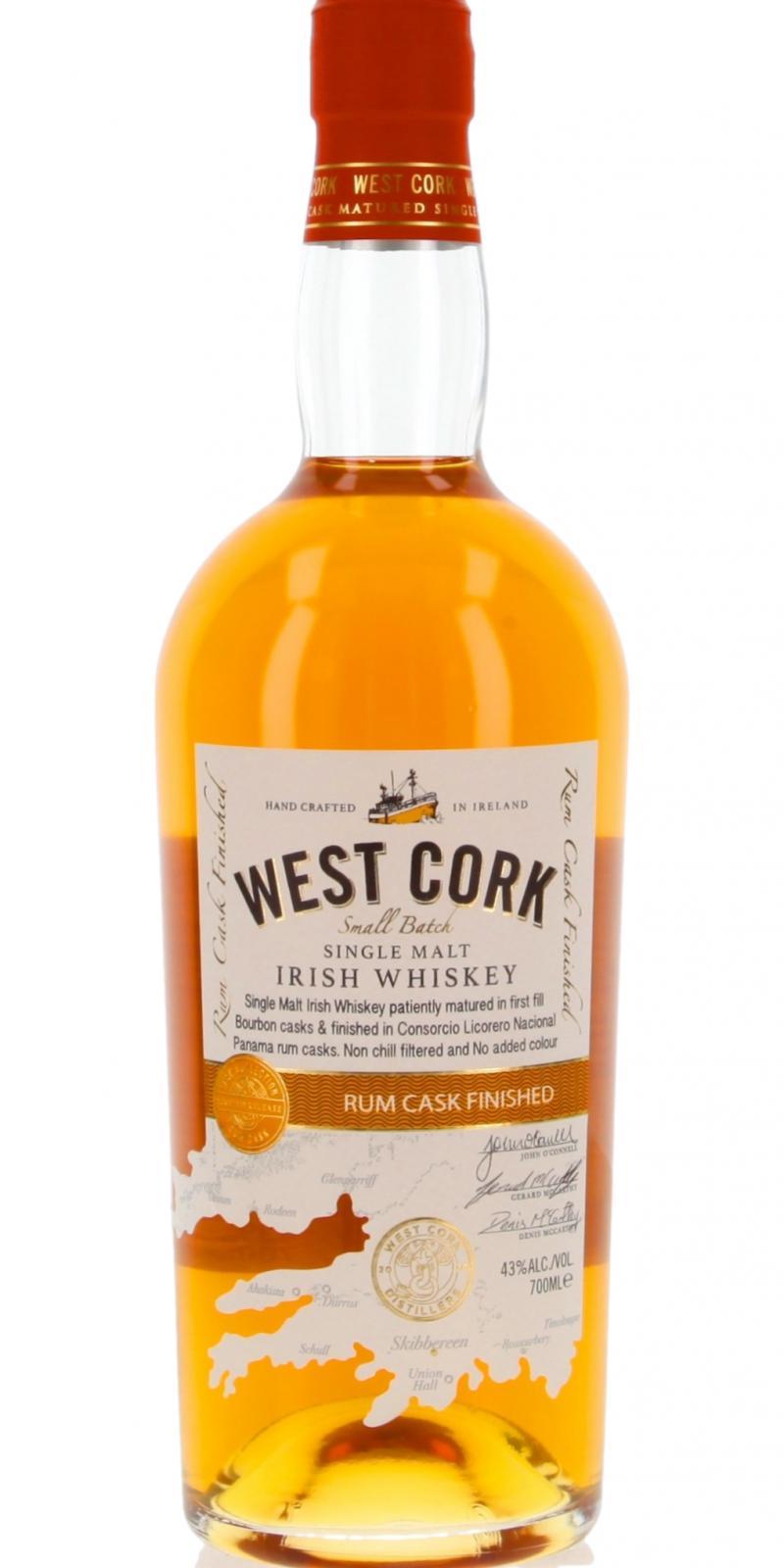 West Cork Rum Cask Finished  Cask Collection
