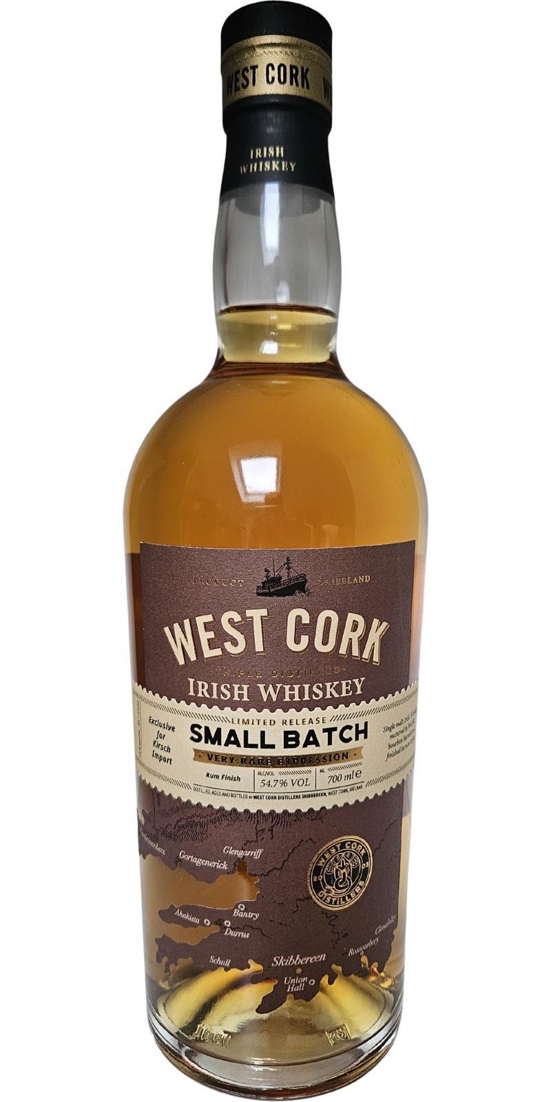 West Cork Rum Finish  Small Batch