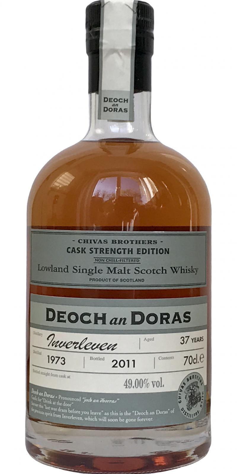 Inverleven 1973 Deoch an Doras  Chivas Brothers - Cask Strength Edition